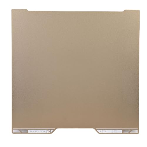 Jiawu 3D -Drucker -Build -Platte, 350 X 320 Mm PEI -Blatt Doppelseitige Strukturierte Oberflächen Abnehmbare Federstahldruckplattformen, Flexibles Beheiztes Bett für Bamb Lab H2 D von Jiawu