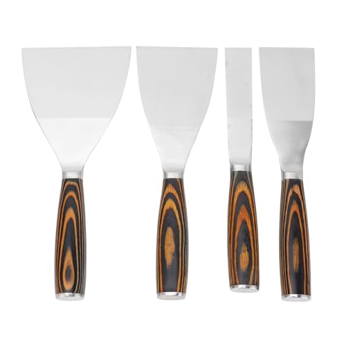 Jiawu 4PCS Set Tool Scraper Scraper Tool in Edelstahl- und Buchenholz für Ein Sauberes Cutter-Scraper-Werkzeug für das Gips-Board-Modell: 0104-1 Jiawu 4PCS Set Tool Scraper Scraper Tool in Edelstahl- und Buchenholz für Ein Sauberes Cutter-Scraper-Werkzeug für das Gips-Board-Modell: 0104-1 von Jiawu