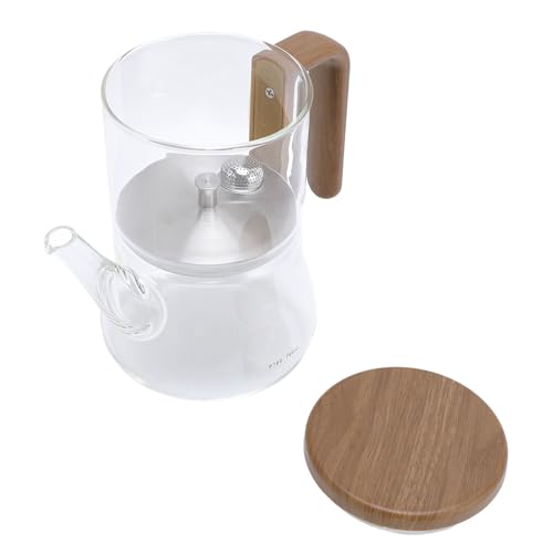 Jiawu 760 Ml Kristallklarer Magnetglas -Teekanne mit Effizientem Filtrationssystem für die Teezeremonie Hohes Borosilikatglas von Jiawu