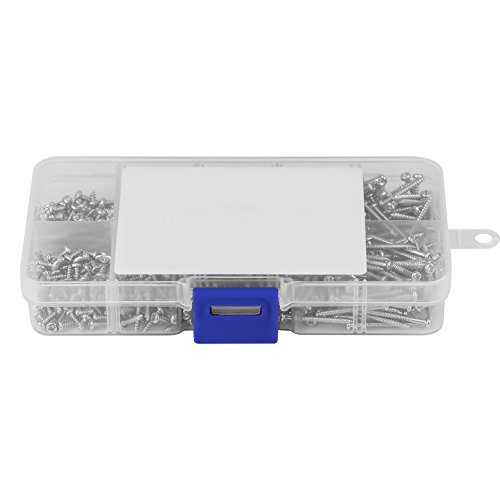 Jiawu 800pcs M2 Pan Head Self -Tippschrauben für Holzbearbeitung mit Kasten für Metallurgie und Elektrogeräte Jiawu 800pcs M2 Pan Head Self -Tippschrauben für Holzbearbeitung mit Kasten für Metallurgie und Elektrogeräte von Jiawu