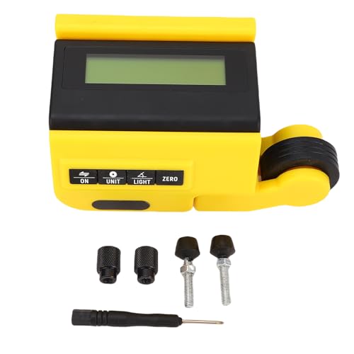 Jiawu ABS -Gummi -Roller Sägenschalter mit Klarem Digitalem Display für Holzbearbeitungsprojekte, Einstellbares Klemmmesswerkzeug von Jiawu