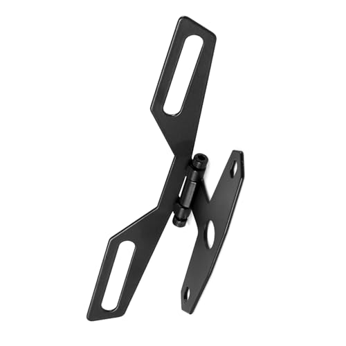 Jiawu ATV -Nummernschild -Schwanzleuchte Halter Halterungshalterungsmontage Feststoff Legierung Kunststoff mit Festem Aluminium, Passt zu Regulärem Kennzeichen für Dual Sport Motorräder von Jiawu