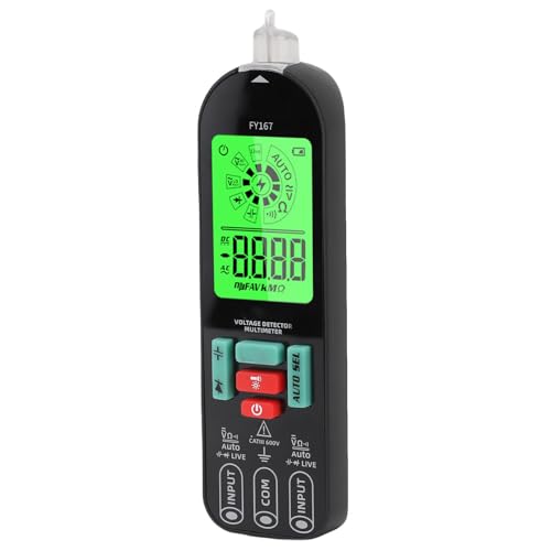 Jiawu Digital Multimeter Intelligenter Anti -Verbrennungskondensator -Widerstandstester für Elektrische Arbeiten mit Hintergrundbeleuchtung für Elektriker und Enthusiasten ABS Material Jiawu Digital Multimeter Intelligenter Anti -Verbrennungskondensator -Widerstandstester für Elektrische Arbeiten mit Hintergrundbeleuchtung für Elektriker und Enthusiasten ABS Material von Jiawu