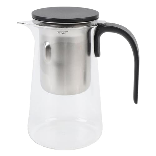 Jiawu Drücken Sie die Teekanne in Kontrollglas für Tee in Blüte, das Merkmal der Trennung von Magnetischem Wasser, Dem Verlustsicheren Auslauf, Dem Komfortablen Griff, Haus und Büro von Jiawu