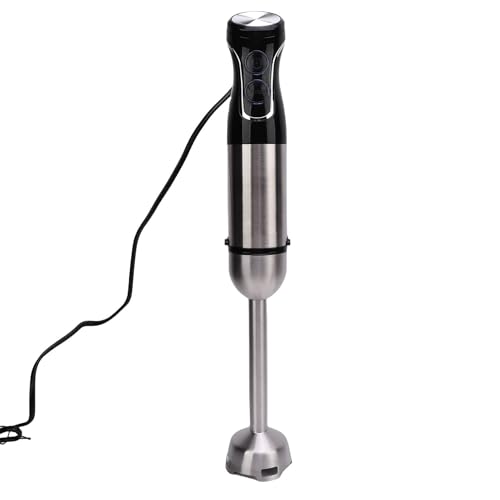 Jiawu Elektrischer Handmixer Set Leistungsstarker Multi -funktionaler Schneebesen Milch Frother 600 Ml Hacker Schüssel 800ml Smoothie Tasse für Küchenkochen Edelstahl (220-240V EU-Stecker 1500W) von Jiawu