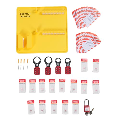 Jiawu Elektro -Sperr -Tagout -Kit, Sicherheitssperrtagout -Station mit 16 Vorhängescheln 20 4 HaSP -Schlösser, Wandmontierte Lock -Out -Kit -Board, Lockout Safety Supply für Industrie Jiawu Elektro -Sperr -Tagout -Kit, Sicherheitssperrtagout -Station mit 16 Vorhängescheln 20 4 HaSP -Schlösser, Wandmontierte Lock -Out -Kit -Board, Lockout Safety Supply für Industrie von Jiawu