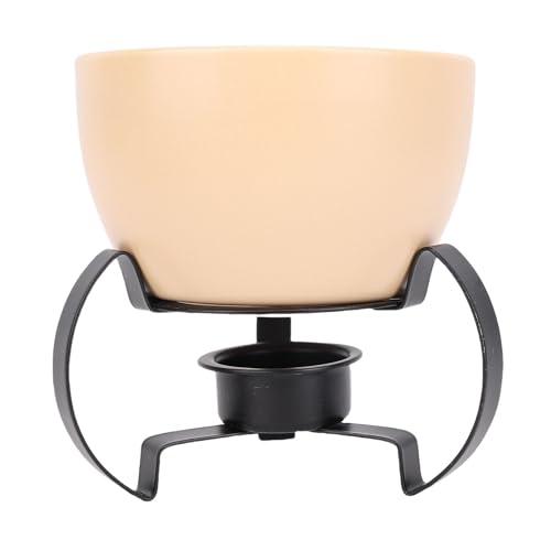 Jiawu Euroramic Pot Pot Staty Style von Style Käse für Schokoladenschokoladenzubehör mit Käse. (Beige) von Jiawu