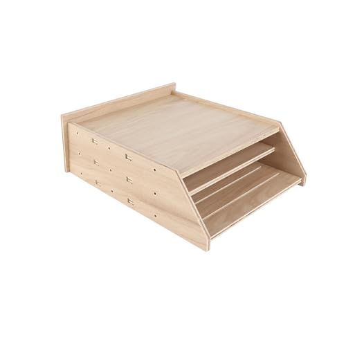 Jiawu FLEDERMAUSHAUS FUR DEN AULLENBEREICH, Handgefertigter, Fausterfester Fledermausaus-Bausatz Aus Holz, Idealle Lebensraumlsungen für Garten Im Freien, Einfach Zu Installieren (Holzfarbe) von Jiawu