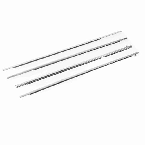 Jiawu Fensterformung Weatherstrip Direkter Ersatzwinddichte Wasserdichtes Versiegelung für die Acord der Siebten Generation 2003 Bis 2007, 4 X Weatherstrip -Türgürtel Set Set von Jiawu