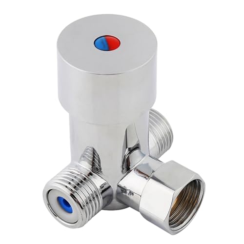 Jiawu G1/2 Messing Heißer Kaltwasser -Mischventilmixer für Automatischen Wasserhahn - Stabile Leistung und Einfache Kontrolle für den Haushalt oder die Kommerzielle Nutzung Jiawu G1/2 Messing Heißer Kaltwasser -Mischventilmixer für Automatischen Wasserhahn - Stabile Leistung und Einfache Kontrolle für den Haushalt oder die Kommerzielle Nutzung von Jiawu