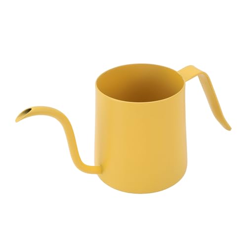 Jiawu Gießen Sie über Wasserkocher 304 Edelstahl Schwanenhals aus, Kaffeekanne für Innenministeriumsreisen 250 Ml Kapazität (YELLOW) von Jiawu