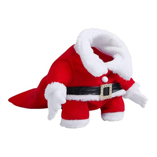 Jiawu Hundeweiihnachtskostüm, Roter Multifungionaler Weihnachtsmann-Unzu (M) von Jiawu