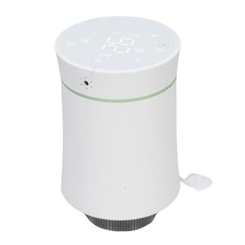 Jiawu Intelligent Programmierbares Thermostatisches Ventil mit Sprachregelung, Ideal für den Komfortmodus (WHITE) von Jiawu