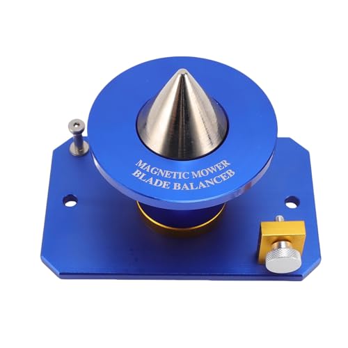 Jiawu Magtischer Mag Moberschlade Balancer, Aluminum Lewnory Rawn Mower Blade Balancer, Balances Blades nach Dem Schärfen, 339075b, 42-047, Verbessert die Lebensdauer von Mähern (Blue) von Jiawu