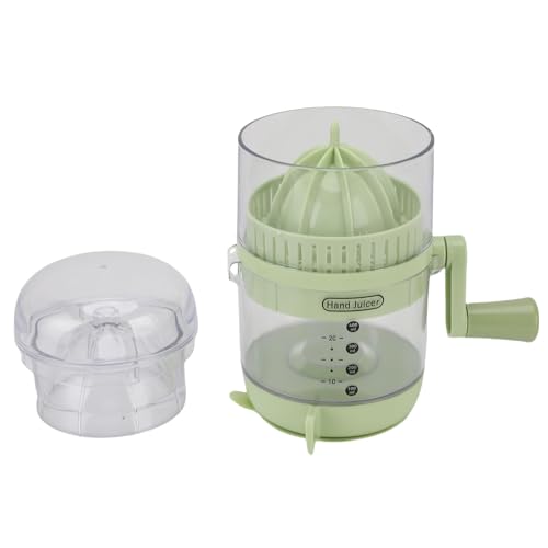 Jiawu Manual Orange Zitronenquieter Mühelosen Edelstahl Handzitrus Juicer für Heimküchencamping (GREEN) von Jiawu