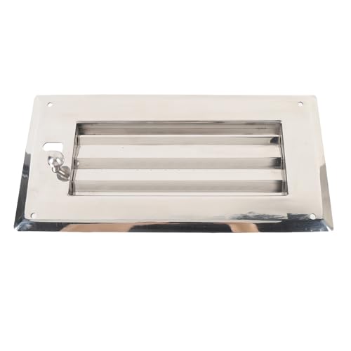 Jiawu Meereslauterlüftungsgrill 11,81 X 5,91 Zoll Rechteckiger Luftgrill Passt in Dauerhafte Edelstahllüftungslöcher an, um den Fluss von RV -Jagdluftfluss zu Fördern von Jiawu