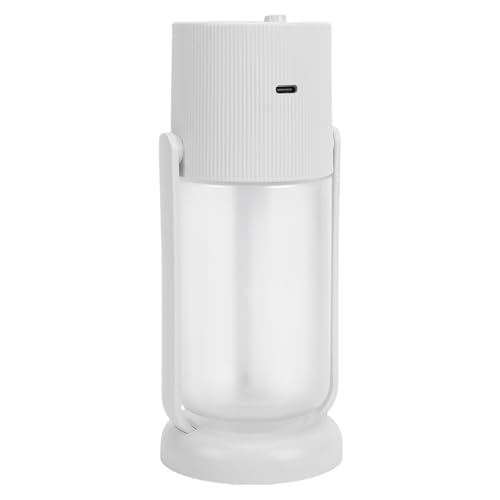 Jiawu Mini USB Car Air Luftbefeuchter mit Ambiente Licht für Reisebüro - Stille Schreibtisch Luftbefeuchter, Leichtes und Tragbares Design (WHITE) von Jiawu