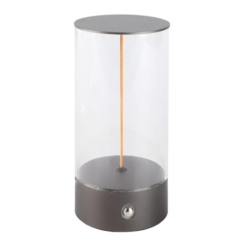 Nachttischlampe, Moderne, Minimalistische, Dimmbare Touch-Lampe mit Atemeffekt und Flexiblem Glühfaden, Tragbare LED-Tischlampe mit USB-Aufladung für Schlafzimmer, Kinderzimmer (S) von Jiawu