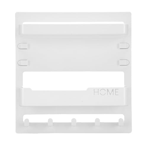 Jiawu Organisator des Wandbaugruppesplans Zur Aufbewahrung von Betten mit Haken, Selbstzufriedenheit (White) von Jiawu