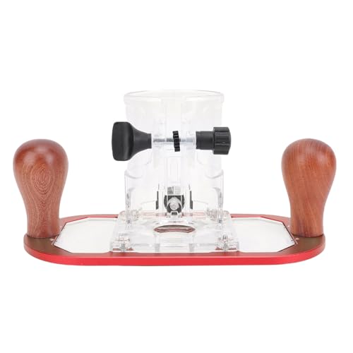 Jiawu Plunge-Router-Basis, Feste Basis aus Aluminium Legierung für 65mm Kompakte Router-Trimmer, Verstellbare Tiefen-Schlitz Halterung für Holz Bearbeitung und Inlay-Arbeiten Jiawu Plunge-Router-Basis, Feste Basis aus Aluminium Legierung für 65mm Kompakte Router-Trimmer, Verstellbare Tiefen-Schlitz Halterung für Holz Bearbeitung und Inlay-Arbeiten von Jiawu