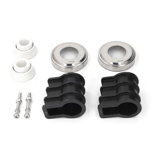 Jiawu Pool Leiter Ersatzkit, 304 Edelstahl Pool Leiter Escutcheon -Teller, Pool -Leiter -Stoßstangen, Bolzenmüsse für 42 -mm -Röhrchen -Schwimmbad Handläufe von Jiawu