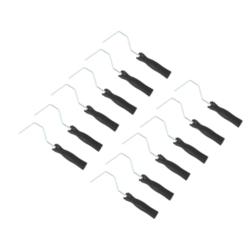 Jiawu Robustes 4 -Zoll -Farbwalzengriff Stahl aus Kunststoff, Kompaktes Leichte Design für DIY Projekte, 12pcs Jiawu Robustes 4 -Zoll -Farbwalzengriff Stahl aus Kunststoff, Kompaktes Leichte Design für DIY Projekte, 12pcs von Jiawu