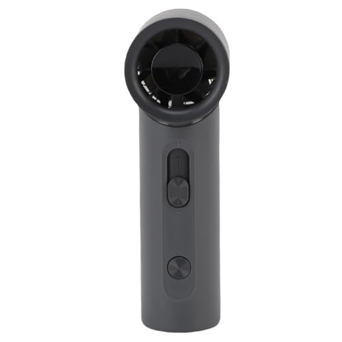 Jiawu Ruhige Wiederaufladbare Handheld -Lüfter 100 Geschwindigkeiten Schrittless Ein Verstellbares Mini -Hochgeschwindigkeitstaschenlüfter für Office Studienraum (BLACK) von Jiawu