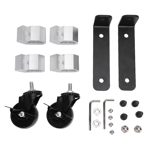 Jiawu Schwerlast-Rollen für Lagerregale – 2er-Set mit Feststellrollen für schraubenlose, selbstarretierende Regale, Stahlkugellagerräder Jiawu Schwerlast-Rollen für Lagerregale – 2er-Set mit Feststellrollen für schraubenlose, selbstarretierende Regale, Stahlkugellagerräder von Jiawu