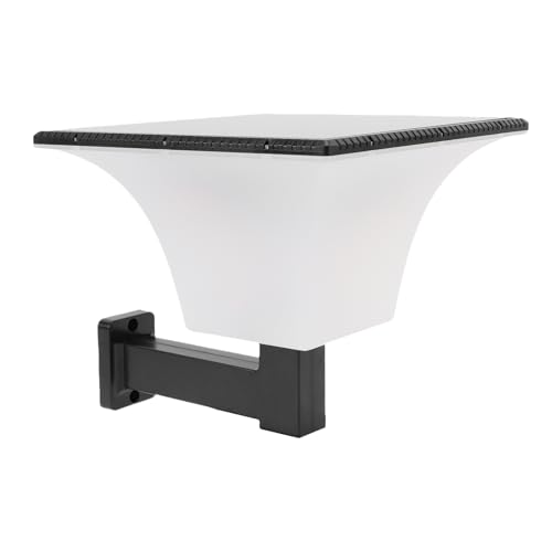 Jiawu Sunnight Nege Biiten Post Light IP65 Das Wasserdichte Solarganek -Licht für die Zonenplatte auf der Terrasse, 6000 MAh Batterie (2311 Weißes Licht) von Jiawu