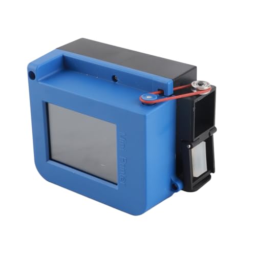 Jiawu Tragbarer Handtintenstrahldrucker, Kleiner tragbarer Drucker mit 2,4 LED-Touchscreen, Taschen-Tintenstrahl-Kodierungsmaschine für DIY-Druck/QRcode/Barcode/Datum/Chargenseriennumme von Jiawu
