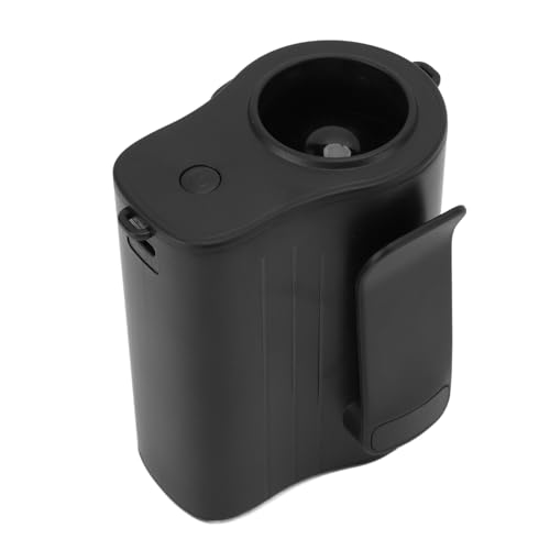 Jiawu Tragbarer Verstellbarer Taillenlüfter 4000 -mAh USB Wiederaufladbarer Clamp/Holder auf Dem Nackenkühllüfter für Outdoor -Reise, Leichtes ABS Material (BLACK) von Jiawu