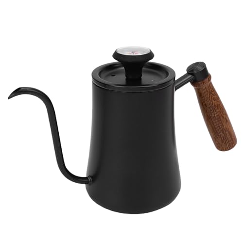 Jiawu Über Kaffeekessel 500 Ml, 304 Edelstahl -Schwanenhalskessel mit Thermometer, Teekanne, Handtropfenkaffeekanne mit Langem Schmalen Ausguss Gießen Jiawu Über Kaffeekessel 500 Ml, 304 Edelstahl -Schwanenhalskessel mit Thermometer, Teekanne, Handtropfenkaffeekanne mit Langem Schmalen Ausguss Gießen von Jiawu