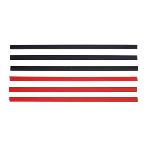 Jiawu Unter Schränken Kaffeeschotenhalter Kleber Installationsraum Effiziente 20 -pcs -Kapazität für Kapselkaffeeliebhaber (3 schwarz + 3 rot) von Jiawu