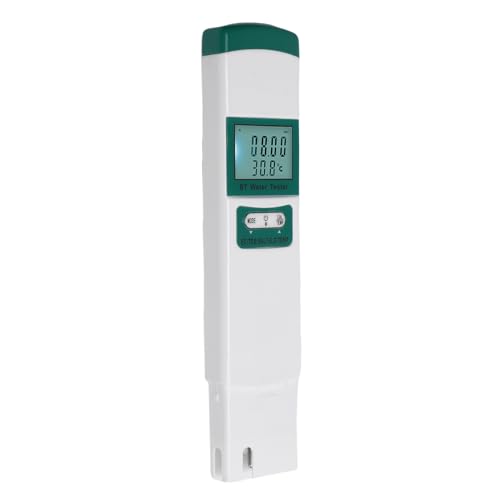Jiawu Wassertester, Präziser Digitaler Wasserqualitätstester, 5-in-1-Messgerät für EC/TDS/SG/Salz/Temperatur für Pools, Trinkwasser und Aquarien, Automatische Temperaturkompensation von Jiawu