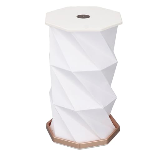 Jiawu Zusammenklappbare Tragbare Lampe, Reispapierlampe, Reiselampe, Dimmbares Buchlicht Zum Lesen, Kleines Nachtlicht, Wiederaufladbare USB-Tischlampe für Schlafzimmer, Camping von Jiawu