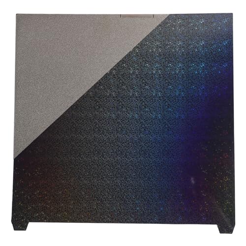 STAR Textured PEI + Smootly Pey Build Plate für K2 Plus, 370 X 370 Mm Doppelseitige 3D -Build -Plattform, Flexibler Magnetischer Bautplattenkit (ohne Magnetische Basis) von Jiawu