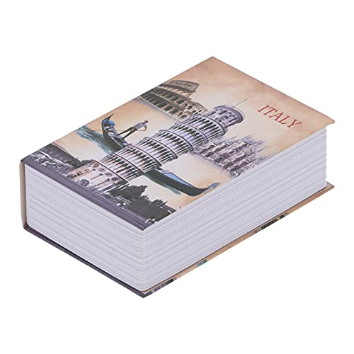 Tragbare Geheimbuchbox Versteckter Safe mit Zahlenschloss, Ausgehöhltes Buch mit verstecktem Fach für Schmuck, Geld, Reisepass und Bargeld von Jiawu