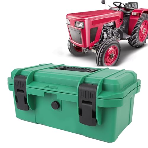 Traktor-Werkzeugkasten, PP-Kunststoff-Werkzeug-Aufbewahrungsbox, Tragbarer Werkzeugkasten mit Herausnehmbarer Ablage, Universal-Werkzeugkasten für ATV, UTV, LKW, 14 X 7 X 6 Inch Traktor-Werkzeugkasten, PP-Kunststoff-Werkzeug-Aufbewahrungsbox, Tragbarer Werkzeugkasten mit Herausnehmbarer Ablage, Universal-Werkzeugkasten für ATV, UTV, LKW, 14 X 7 X 6 Inch von Jiawu