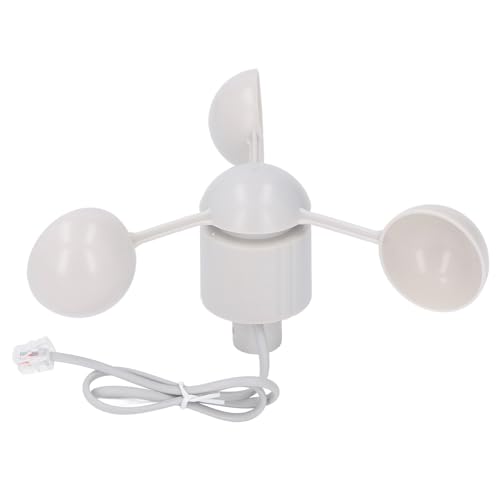 Windgeschwindigkeitssensor, Geschwindigkeitsmesssensorbecher, RJ11-Anschluss, Anemometer Drei Tassen Windgeschwindigkeitsdetektor-Ersatz, Windüberwachungssensor Windgeschwindigkeitssensor, Geschwindigkeitsmesssensorbecher, RJ11-Anschluss, Anemometer Drei Tassen Windgeschwindigkeitsdetektor-Ersatz, Windüberwachungssensor von Jiawu