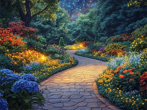 5D Diamond Painting Wald Diamant Painting Bilder Erwachsene Landschaft Diamant Malerei Glitzersteine 10x15cm, DIY Mosaikherstellung Bastelset für Home Wand Decor mit Zubehör Geschenke für Frauen L-970 von Jiaxaong