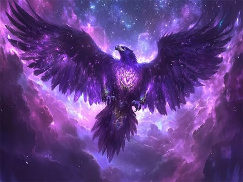 Diamond Painting Neuheiten 2025 Adler Diamond Painting Bastelset Erwachsene Lila 5D Diamant Malerei Bilder Anfänger, DIY Mosaik Kreativ Set Cross Stickerei Crystal Art Home Wand Deko 20x30cm L-936 Diamond Painting Neuheiten 2025 Adler Diamond Painting Bastelset Erwachsene Lila 5D Diamant Malerei Bilder Anfänger, DIY Mosaik Kreativ Set Cross Stickerei Crystal Art Home Wand Deko 20x30cm L-936 von Jiaxaong