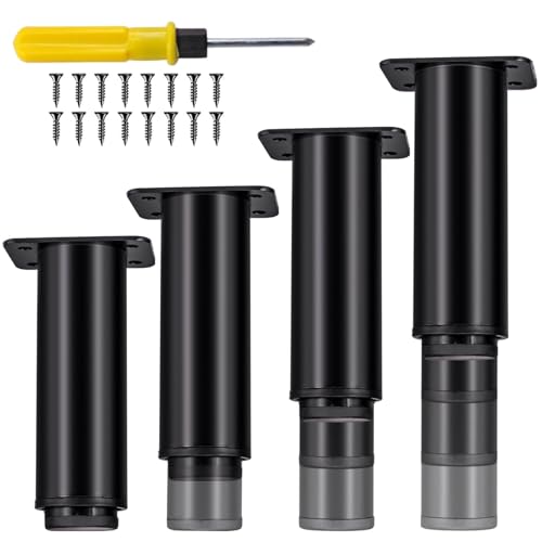 Jiaxitek 10-18 cm Einstellbare Möbelfüße,4Stück Metall Einstellbare Höhe Heavy Duty Bett Center Frame Support Bein,Beine für Küchenschrank/Dresser/TV Stand/Sofa/Stuhl/Bett/Kaffeetisch Jiaxitek 10-18 cm Einstellbare Möbelfüße,4Stück Metall Einstellbare Höhe Heavy Duty Bett Center Frame Support Bein,Beine für Küchenschrank/Dresser/TV Stand/Sofa/Stuhl/Bett/Kaffeetisch von Jiaxitek