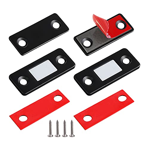 Magnetschnäpper Magnete für Schranktüren Jiayi 2 Stück Ultra Dünn Türmagnete Selbstklebend für Möbel Schrankmagnete Stark Schrank Magnete Magnetverschluss Schubladen Magnet Türschließer Möbelmagnete von Jiayi