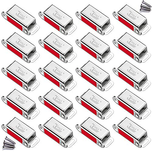 Magnetschnäpper Jiayi 20 Stück Tür Magnete für Schranktüren Magnetverschluss Schrank Magnete Türmagnete für Möbel Edelstahl Schubladen Magnet Türschließer Möbelmagnete Türmagnet Selbstklebend von Jiayi