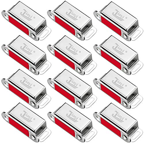 Magnetschnäpper Tür Magnete für Schranktüren Jiayi 12 Stück Magnetverschluss Schrank Magnete Türmagnete für Möbel Edelstahl Schubladen Magnet Türschließer Möbelmagnete Türmagnet Selbstklebend von Jiayi