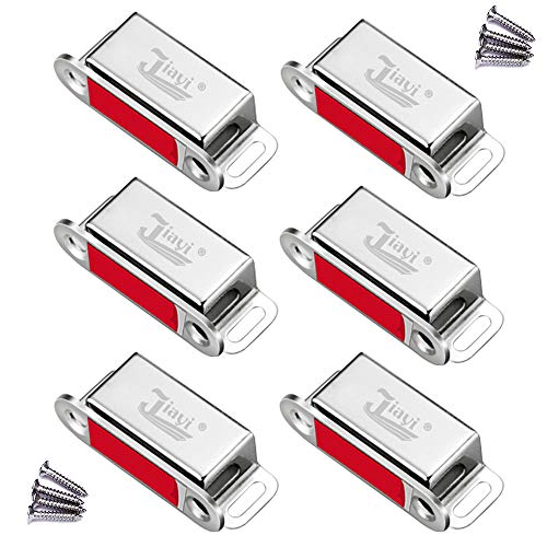 Magnetschnäpper Jiayi 6 Stück Tür Magnete für Schranktüren Magnetverschluss Schrank Magnete Türmagnete für Möbel Edelstahl Schubladen Magnet Türschließer Möbelmagnete Türmagnet Selbstklebend von Jiayi