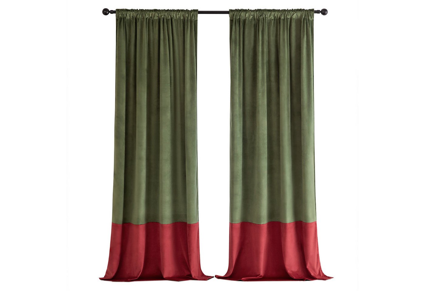 Jibenhome Gardine Blickdicht Samtvorhang mit Kräuselband, Thermogardine, 2er Set, Verdunklungsvorhänge für Wohnzimmer, Schlafzimmer Jibenhome Gardine Blickdicht Samtvorhang mit Kräuselband, Thermogardine, 2er Set, Verdunklungsvorhänge für Wohnzimmer, Schlafzimmer von Jibenhome