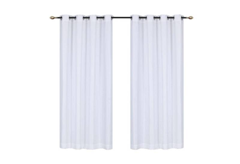 Jibenhome Gardine Wasserdicht Outdoor Vorhang mit Ösen Gardinen UV Schutz Transparent (2 St), Pavillon Vorhänge Outdoorvorhang Terrasse Wetterfest Terrasse Rasen von Jibenhome