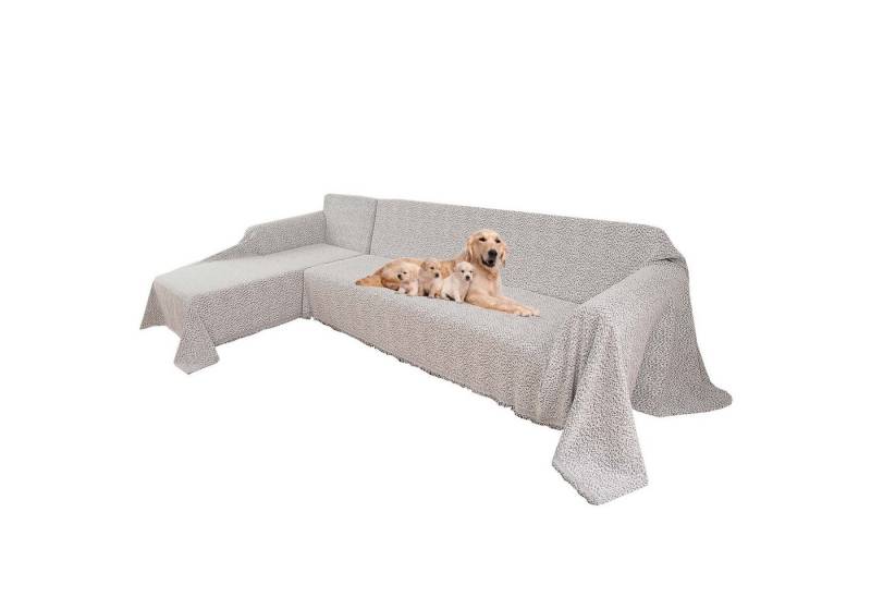 Jibenhome Ecksofahusse Chenille Sofabezug Überwurf Ecksofa L Form Sofabezug, Überzug Universal Couchbezug von Jibenhome