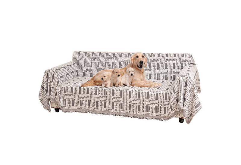 Jibenhome Ecksofahusse Chenille Sofabezug Überwurf Ecksofa L Form Sofabezug, Überzug Universal Couchbezug von Jibenhome